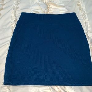 American Eagle blue knit skirt size Medium